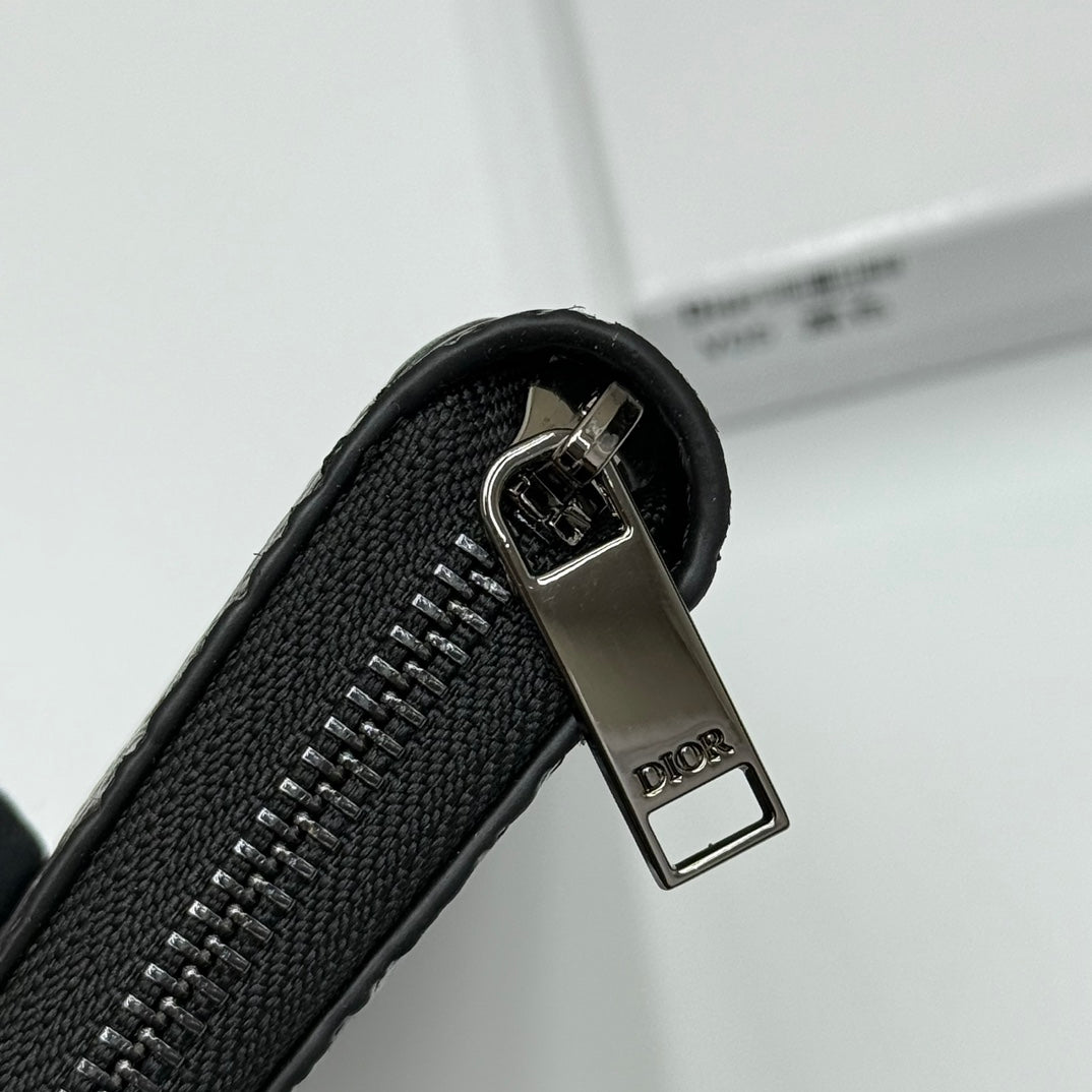 【ディオール】新作★ロゴの長財布☆ロングジップウォレット2色