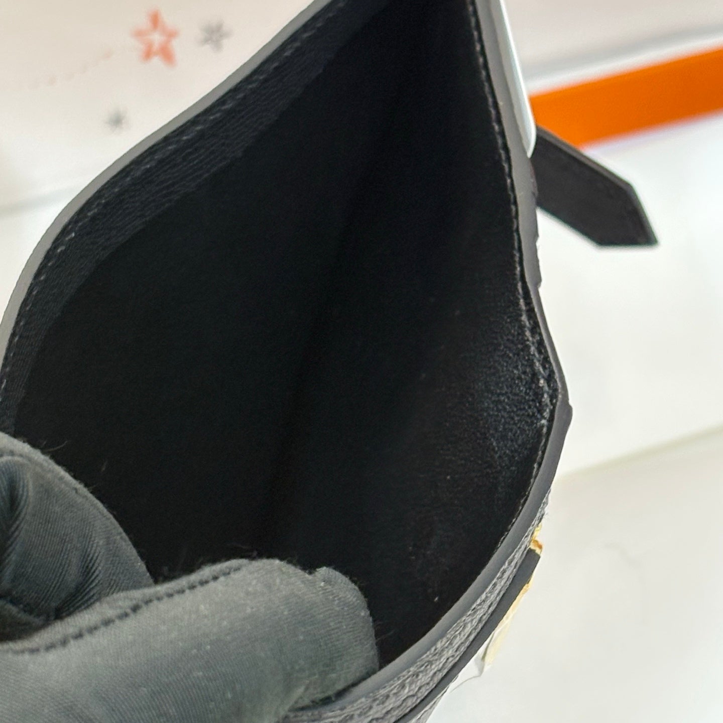 【エルメス】入手困難☆短い折りたたみ財布 希少な入荷☆黒