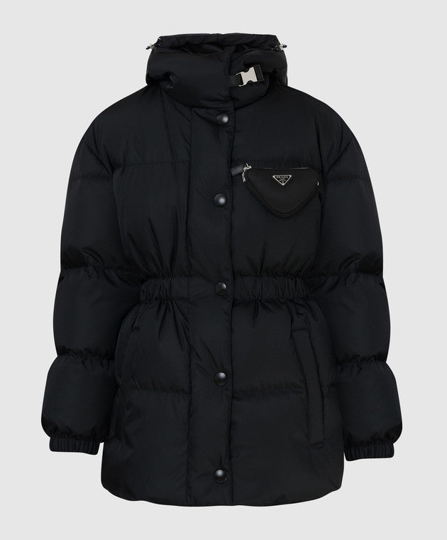 【プラダ】入手困難*ナイロン フード付ダウンジャケット レディース