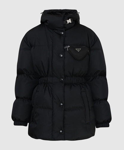 【プラダ】入手困難*ナイロン フード付ダウンジャケット レディース